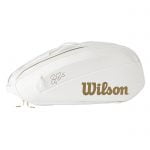 ساک تنیس ویلسون | Federer DNA 12 Pack Bag Limited (White/Gold)