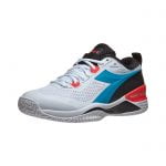 Speed Blushield 4 AG White/Blue Fluo