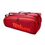 ساک تنیس ویلسون | Tour 6 Pack Maroon