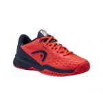کفش تنیس بچه‌گانه هد | Revolt Pro 3.5 Clay Boy Neon Red/Dark Blue