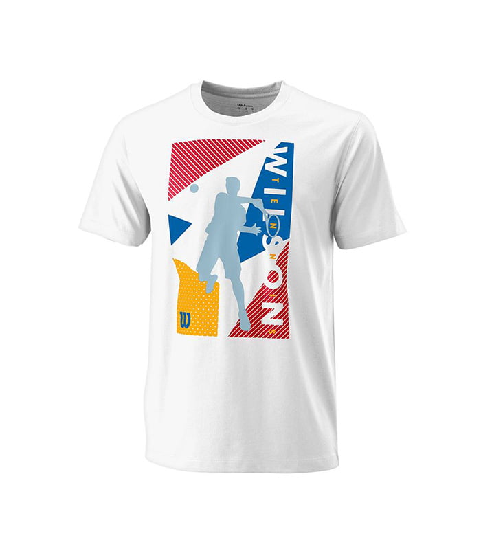 تیشرت مردانه ویلسون | Geo Play Tech Tee White تیشرت مردانه ویلسون | Geo Play Tech Tee White
