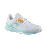 کفش تنیس زنانه هد | Sprint Team 3.5 Clay White/Aqua