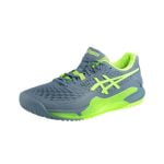 کفش تنیس مردانه اسیکس | Gel Resolution 9 Steel Blue/Hazard Green