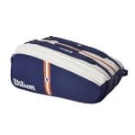 ساک تنیس ویلسون | Roland Garros Super Tour 15 Pack Navy/White/Clay