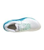 کفش تنیس زنانه اسیکس | Gel Resolution 9 AC White/Teal Blue