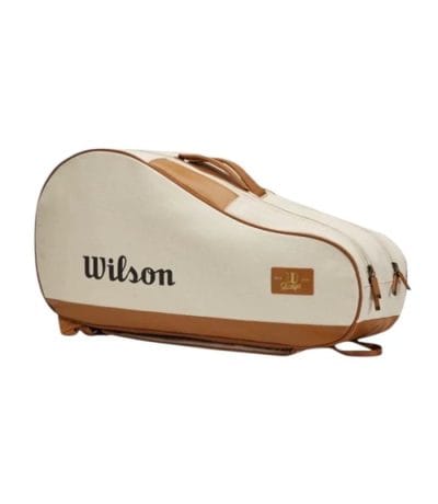 ساک تنیس ویلسون | Wilson 110th Anniversary 6 Pack Racket Bag Cream/Brown